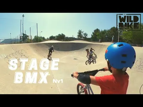 Jeune rider Wild Bike au skatepark